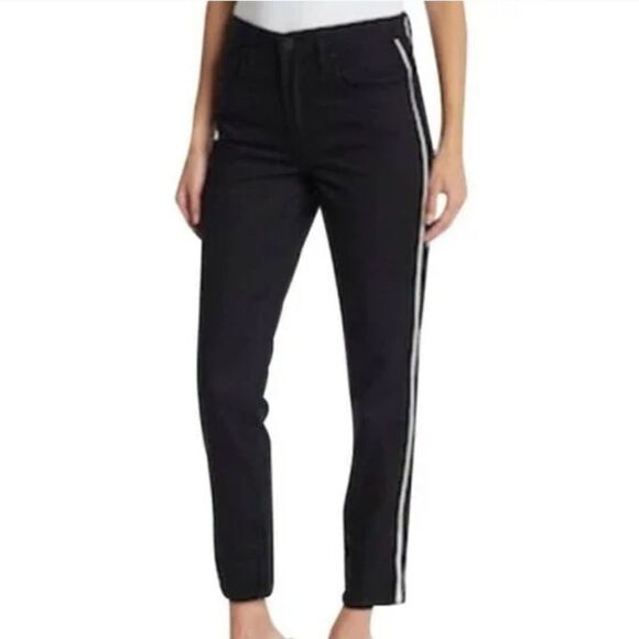 BlankNYC The Rivington High Waist Tapered Jeans Black Size 27 - Picture 1 of 13